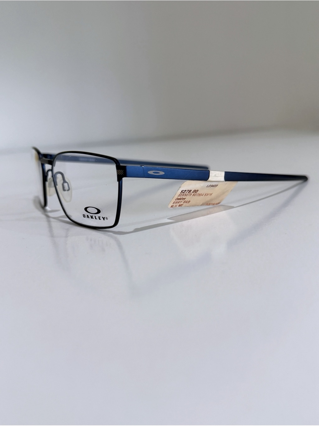 Oakley Sway Bar Matte Midnight Blue Titanium Eyeglasses Ox5073-0453 53mm Nwt